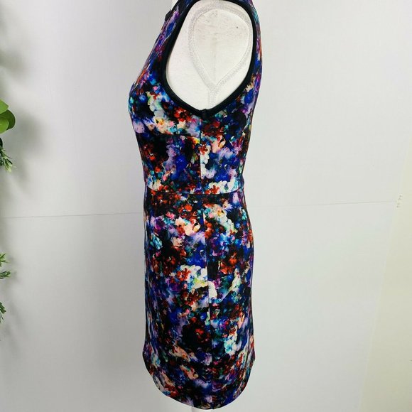 Forever New Size 8 Sheath Short Dress Floral - Picture 8 of 9